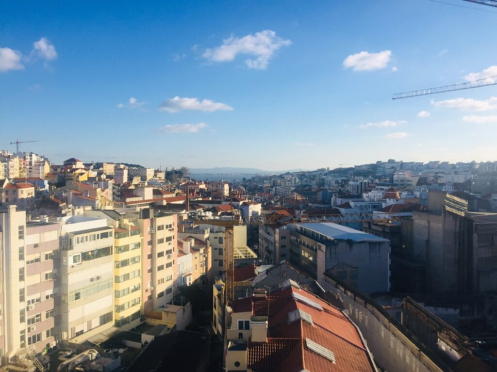 Blick über Lissabon 