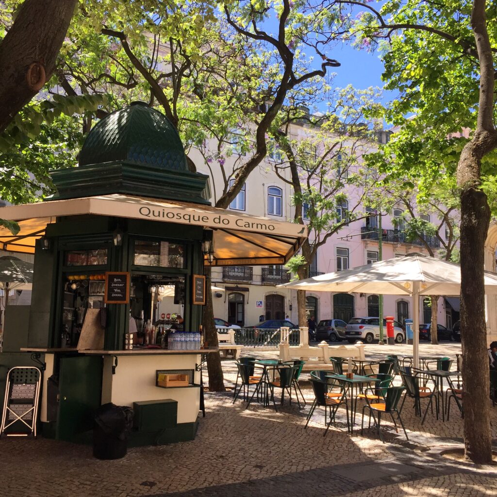 Stadtzentrum Lissabon - Kiosk Carmo